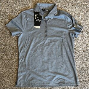 TravisMathew Grey Men's Polo Shirt